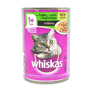 Buy Whiskas Mince Lamb And Turkey And Vegetable - 6×400G in Saudi Arabia