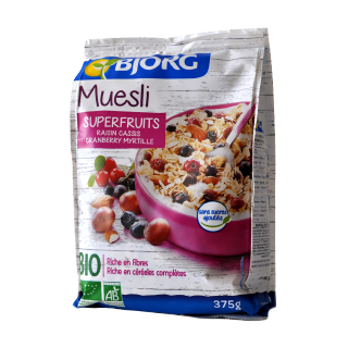 MUESLI 375G BJORG