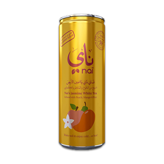 Buy Nai Iced Tea Peach Mango & Jasmine - 250Ml in Saudi Arabia