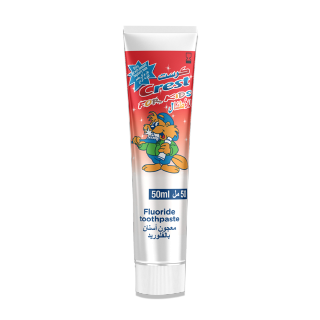 Buy Crest Fluoride Toothpaste For Kids - 50Ml in Saudi Arabia