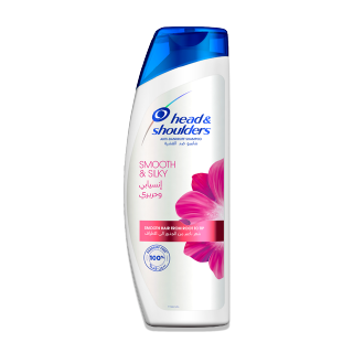 Buy Head & Shoulders Smooth and Silky 2in1 Anti-Dandruff Shampoo -  600 Ml in Saudi Arabia