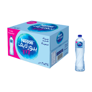 Buy Nestle Pure Life Water - 24x600 Ml in Saudi Arabia