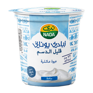 Buy Nada Low fat Plain Greek Yoghurt - 360G in Saudi Arabia