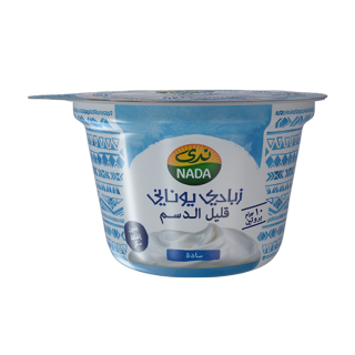 اشتري ندى زبادي يوناني سادة بروتين أكثر قليل الدسم - 160 غرام في السعودية