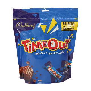 Buy Cadbury Timeout Mini Chocolate Crunchy Wafer - 247.2G in Saudi Arabia