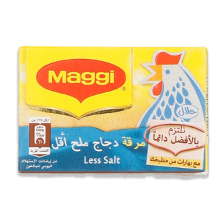 اشتري ماجي مكعبات مرقة الدجاج أقل ملح - 24×18 غرام في السعودية