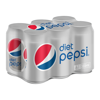Buy Pepsi Diet Can - 6 x 355 Ml in Saudi Arabia