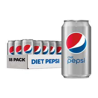 Buy Pepsi Diet Soda Can - 18×355Ml in Saudi Arabia