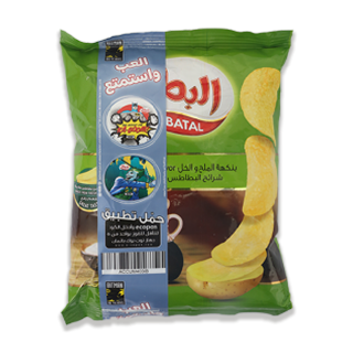 اشتري البطل Salt and Vinegar Potato Chips - 23G في السعودية