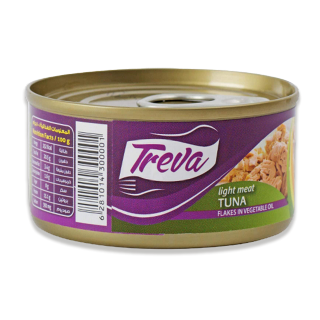 Buy Treva Lite Tuna In Vegetable Oil - 170G in Saudi Arabia