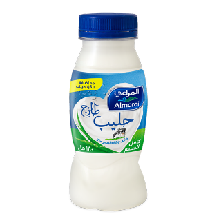 Buy Almarai Fresh milk Full Fat with vitamins - 180ml in Saudi Arabia