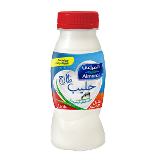 Buy Almarai Fresh Low Fat Milk with added vitamins - 180Ml in Saudi Arabia