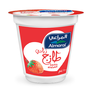 اشتري المراعي زبادي بنكهة الفراولة - 100 غرام في السعودية