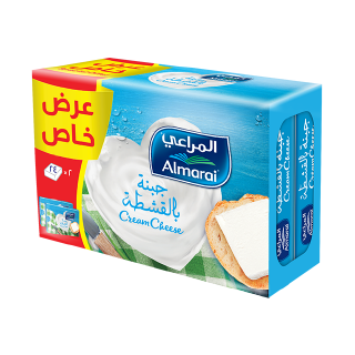 اشتري المراعي جبنة كريمة قابلة للدهن - 2×432 غرام في السعودية