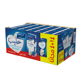 اشتري المراعي حليب قليل الدسم - 18x200 مل في السعودية
