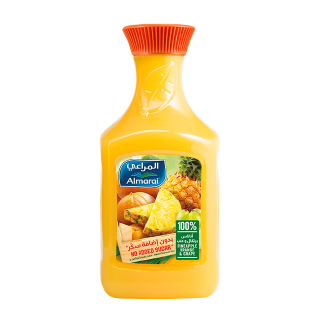 اشتري المراعي عصير أناناس وبرتقال وعنب بدون إضافة سكر - 1.5 لتر في السعودية