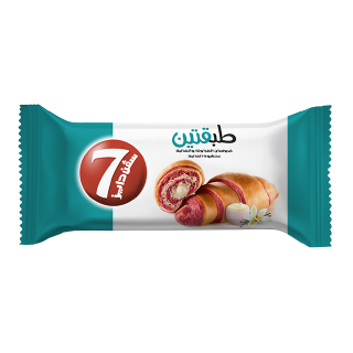 Buy 7 days Croissant Strawberry and Vanilla Filling - 90G in Saudi Arabia