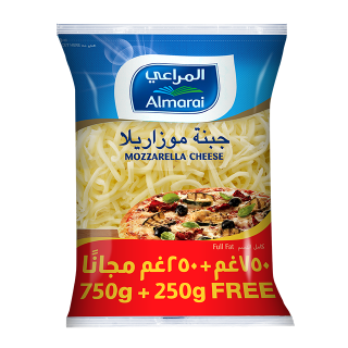 Buy Almarai Mozzarella Cheese Shredded Full Fat - 750G+250G in Saudi Arabia