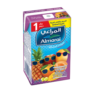 Buy Almarai Mixed Fruit Juice No Sugar - 18×140Ml in Saudi Arabia