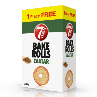 Buy 7 days Bake Rolls Zaatar - 36G in Saudi Arabia