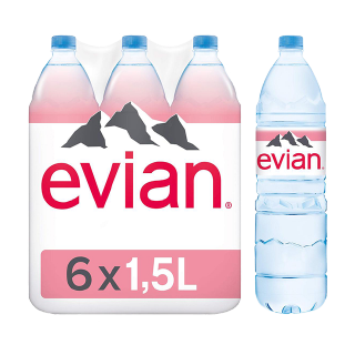 EVIAN NATURAL MINERAL WATER 1.5L