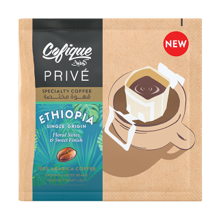 Buy Cofique Prive Instant Coffee Ethiopia - 5×12G in Saudi Arabia