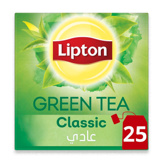 Buy Lipton Classic Green Tea - 25 count in Saudi Arabia