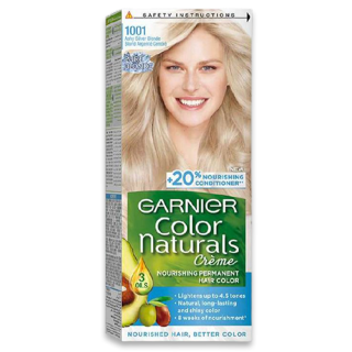 Buy Garnier Color Naturals Ashy Silver Blonde 1001 - 1 PCS in Saudi Arabia