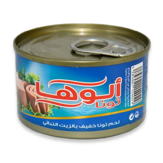 اشتري ألوها لحم التونة بالزيت النباتي - 100 غرام في السعودية