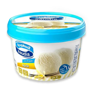 Buy Sadafco Ice Cream Vanilla Lite - 500Ml in Saudi Arabia