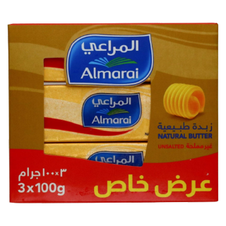 Buy Nadec Butter Natural Promo Pack - 3×100G in Saudi Arabia