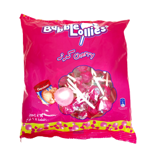 Buy Gandour Bubble Lollies Cherry - 40×10G in Saudi Arabia