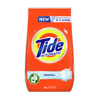 Buy Tide Automatic Concentrated Detergent Original Scent - 5Kg in Saudi Arabia