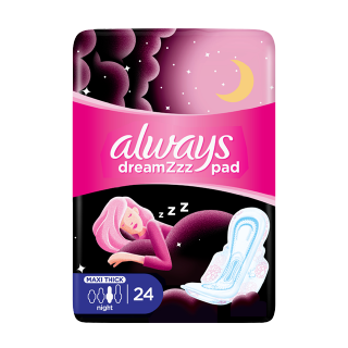 Buy Always Cotton Soft Night Pads With Wings - 24 Pads in Saudi Arabia