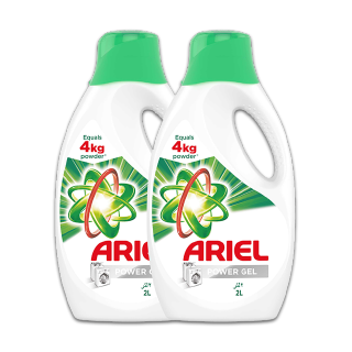 Buy Ariel Power Gel Regular Bundle - 2×2L in Saudi Arabia