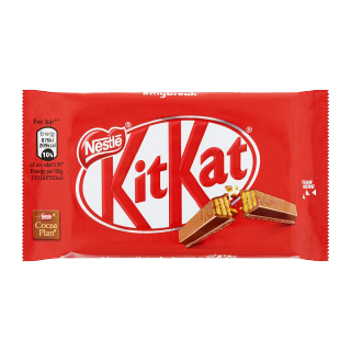 Buy Kit Kat Milk Chocolate Bar 4 Fingers - 24×36.5G in Saudi Arabia