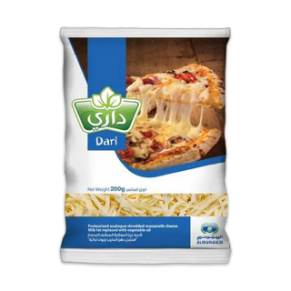 Buy Dari Shredded Mozzarella cheese - 1Kg in Saudi Arabia