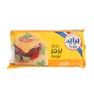 Buy Pride Burger Sliced Cheese - 400G in Saudi Arabia