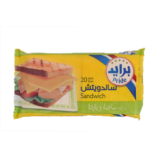 Buy Pride Sandwich Sliced Cheese - 200G in Saudi Arabia