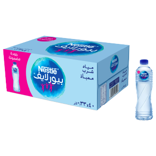 Buy Nestle Water Bottle - 40x330Ml in Saudi Arabia