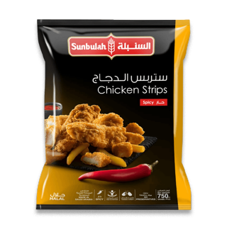 Buy Sunbulah Spicy Chicken Strips - 750G in Saudi Arabia