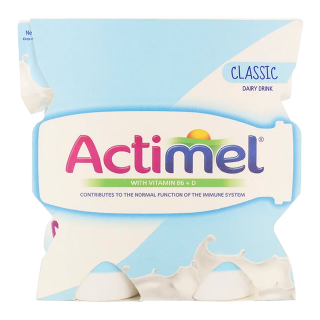 Buy Al Safi Danone Actimel Classic Dairy Drink - 4x93Ml in Saudi Arabia