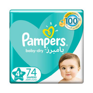 Pampers Pure Protection 74-Count Size 1 Disposable Diapers