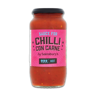 Buy Sainsbury's Hot Chili Con Carne Sauce - 500G in Saudi Arabia