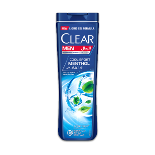 Buy Clear Anti-Dandruff Cool Sport Menthol Shampoo For Men - 400 Ml in Saudi Arabia