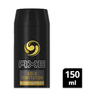 Buy Axe Gold Temptation Deodorant Spray For Him - 150 Ml in Saudi Arabia