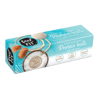 اشتري فيل فيت Protein Coconut Balls with Almond - 33 غرام في السعودية
