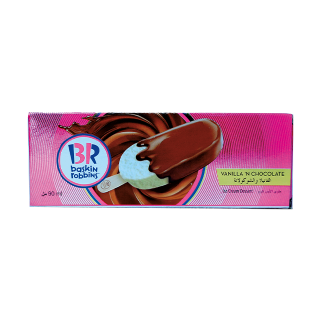 Buy Baskin Robbins Vanilla N Chocolate Ice Cream Stick - 90Ml in Saudi Arabia