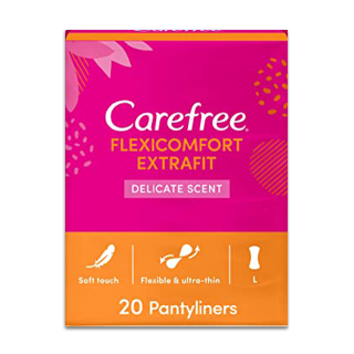 Carefree Acti-Fresh Pantiliners Extra Long Flat Unscented 100
