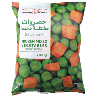 Buy Tamimi Markets Since 1979 Frozen Carrots & Peas - 400G in Saudi Arabia